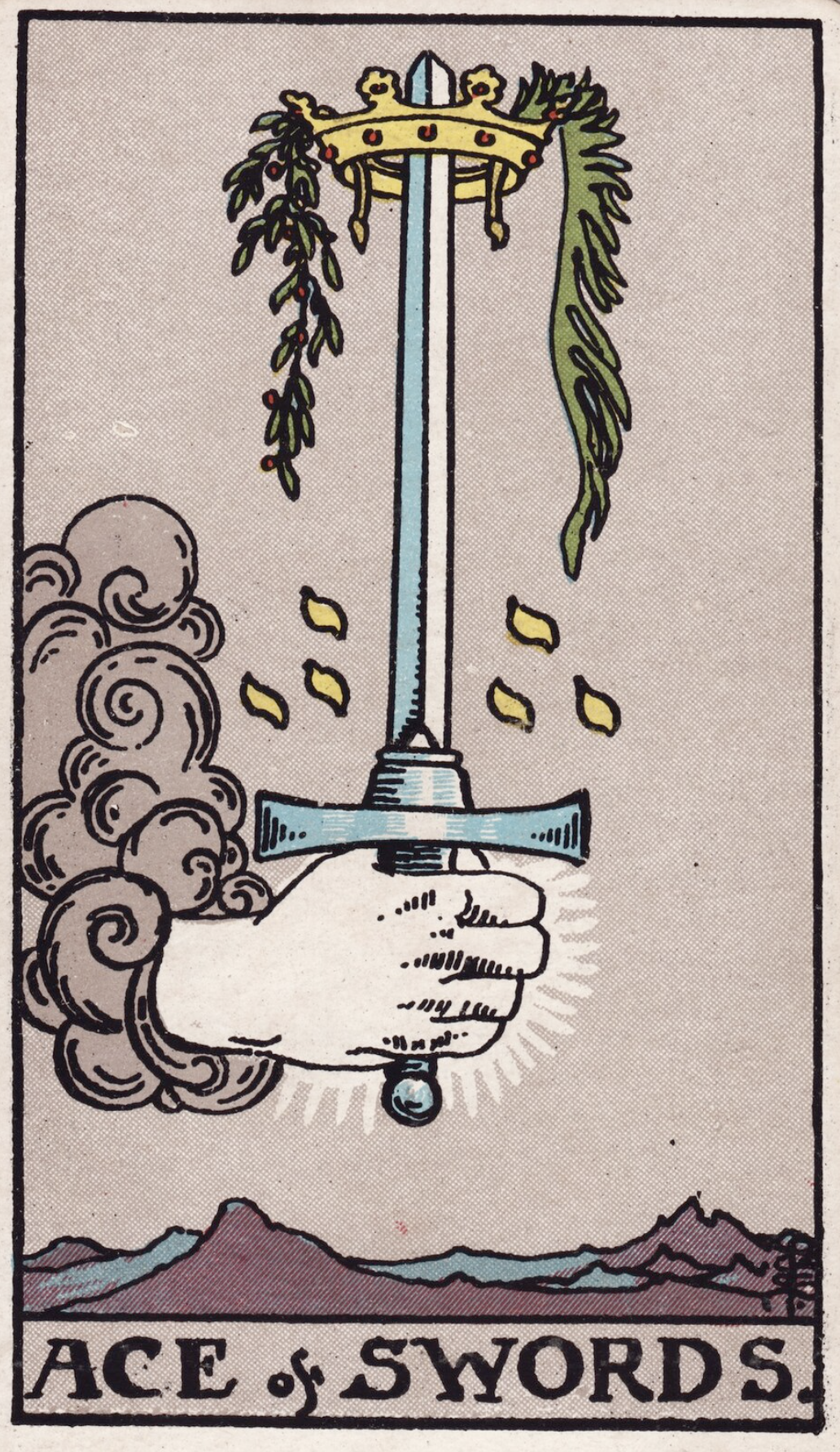 天野　喜孝、CONQUEST、card name: ACE of SWORDS 天野 喜孝、CONQUEST、card name: ACE of SWORDS（Read about